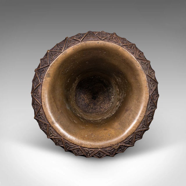 Metal 1850's Antique Grand Tour Urn For Sale - Image 7 of 12