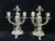 Absolutely stunning 19th century candelabra pair in gilded bronze. Rococo style with lavish design of vining leaves and...