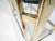 Late 20th Century Modern Brass Bar Cart For Sale - Image 12 of 13