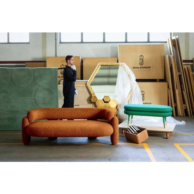 Embrace Cormo Cobalt Sofa by Royal Stranger For Sale - Image 6 of 8
