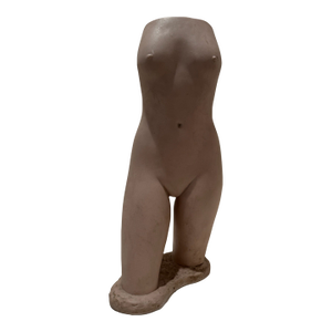 Larry Mohr Painted Plaster Female Torso Sculpture Signed From Artist Estate