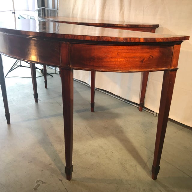 1920s Americana Satin Wood Handpainted Tables - a Pair For Sale - Image 9 of 13