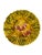 French Provincial Antique Set of 3 French Sarreguemines Majolica Fruit Dessert Plates For Sale - Image 3 of 10