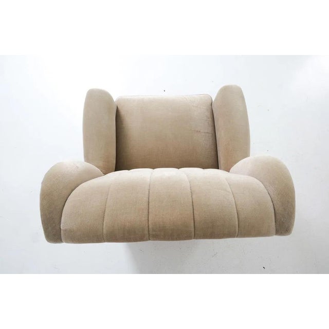 Danish Mohair Mid Century Modern Lounge Chairs For Sale - Image 10 of 12