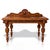 This is a 19th century English heavily carved oak server or console table. The apron has stand out detail with its...