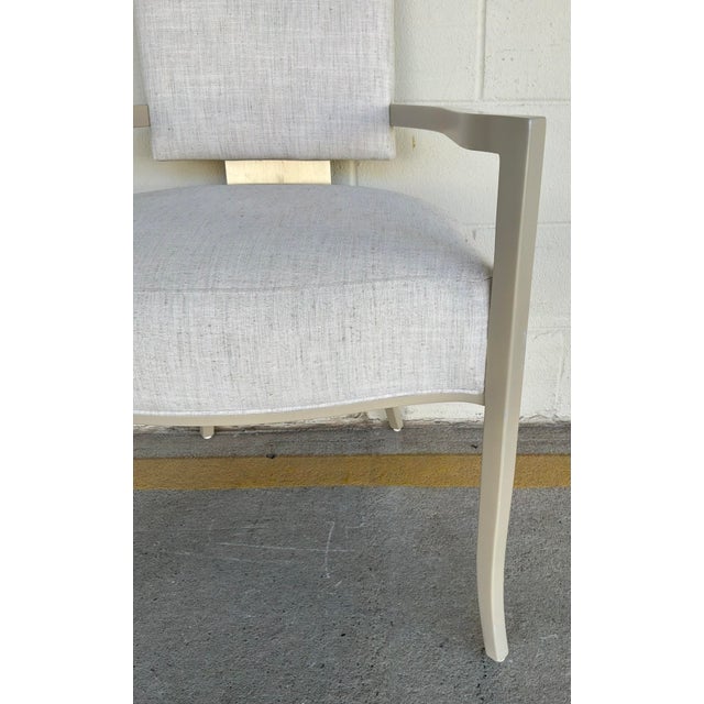 Caracole Modern White Reserved Seating Dining Chairs Set of 6 For Sale - Image 11 of 13