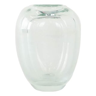 Vintage Danish Glass Vase from Holmegaard, 1960s For Sale