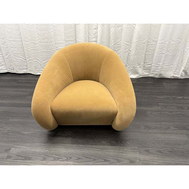 Rh Reyna Swivel Chair For Sale - Image 11 of 18