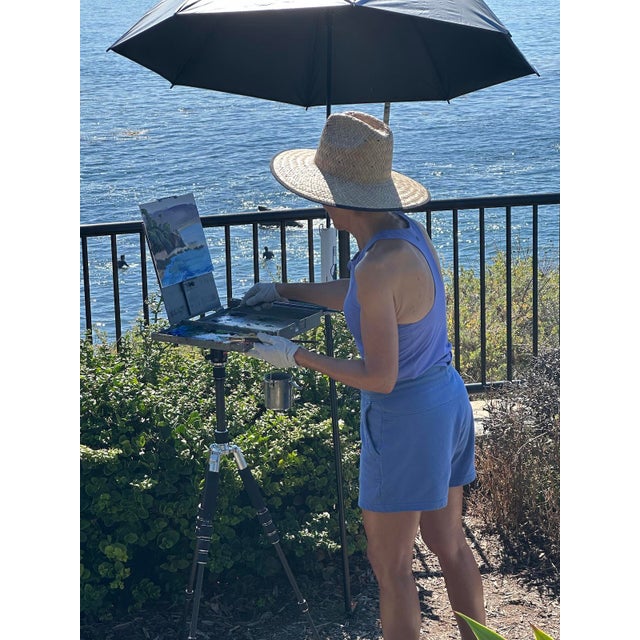 Original Oil Fine Art Painting - Coastal Shores For Sale - Image 4 of 6