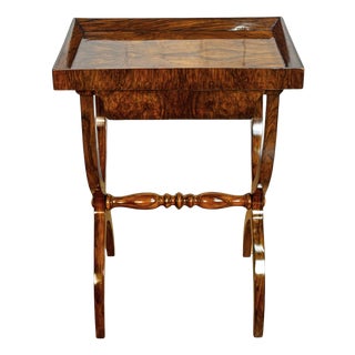 Side Table in Walnut, France, 1830s For Sale