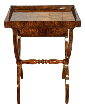 Side Table in Walnut, France, 1830s