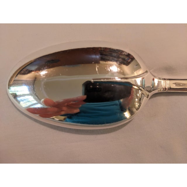 Late 20th Century Sterling Silver Tiffany "Windham" Serving Spoon Tablespoon, No Monogram For Sale - Image 5 of 11
