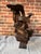 Rustic Vintage Teak Wood Root Sculpture on Metal Stand For Sale - Image 3 of 17