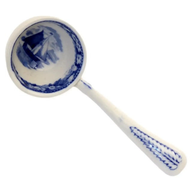 Late 19th Century Antique Wedgwood "Ferrara" Transferware Sauce Tureen W/ Original Ladle For Sale - Image 5 of 7