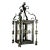 Gilt Accented French Iron Lantern For Sale