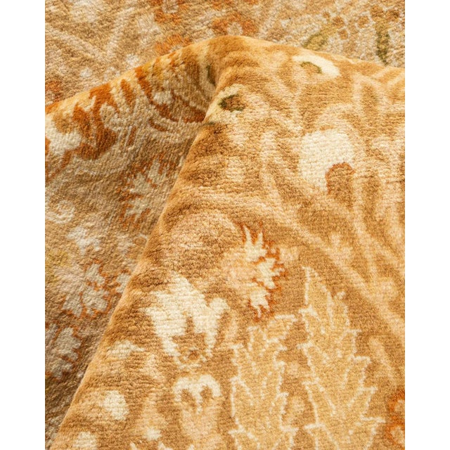 Textile Mogul, One-of-a-Kind Hand-Knotted Area Rug in Brown, 4' 8" x 7' 5" For Sale - Image 7 of 8