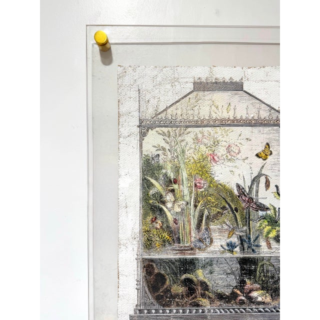 Butterfly Atrium — Hand-Executed Textured Wall Art | Michele Stone Collection For Sale - Image 6 of 7