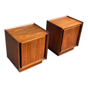 1960s Mid Century "Esprit" Nightstands by Merton Gershun for Dillingham, a Pair