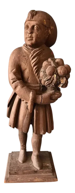 Late 18th / Early 19th Century Carvings of a Pharaoh