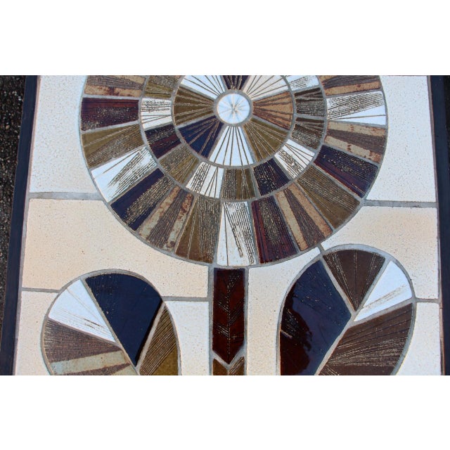 Mid-Century Modern Fleur Coffee Table by Roger Capron, 1960s For Sale - Image 3 of 10