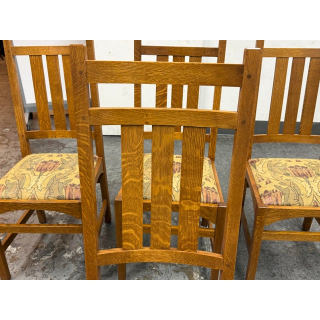 Stickley Furniture Ellis Side Chairs, Set of Four For Sale In San Francisco - Image 6 of 12
