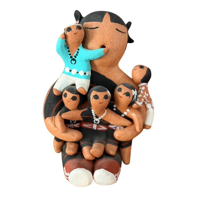 Signed Margaret Quintana Native Figurine For Sale