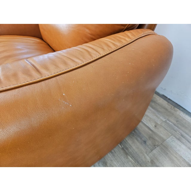 Leather Piumotto Armchair by Arrigo Arrigoni for Busnelli, 1970 For Sale - Image 12 of 17