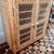 Vintage Wicker Shelved 2-Door Cupboard For Sale - Image 9 of 14