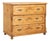 19th Century Romanian Large Pine Chest of Three Drawers For Sale