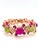 Bochic Capri Vintage Multi-Gem Bangle, 18K Gold & Silver, 1997 For Sale - Image 12 of 12