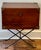 Campaign Style Lift-Top Writing Chest on Folding Iron Stand | Mid-Century British Colonial For Sale - Image 12 of 12
