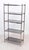 1970s Chrome Hollywood Regency Faux Bamboo Five Shelf Étagère For Sale - Image 5 of 11