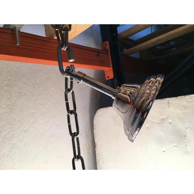 Early 21st Century White and Transparent Selle Murano Glass Chandelier by Simoeng For Sale - Image 5 of 10