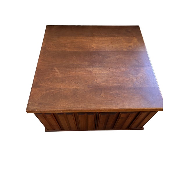 1960s 1960s Mid Century Modern Fluted Wood Coffee Table For Sale - Image 5 of 10
