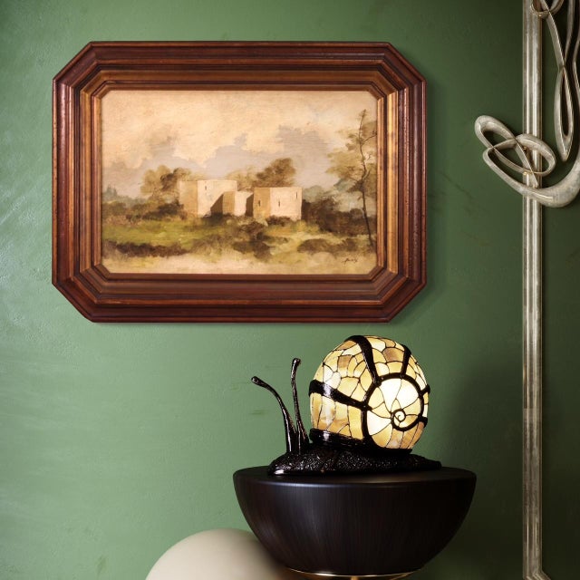 Italian Artist, Landscape, 1960, Oil on Board For Sale - Image 15 of 16