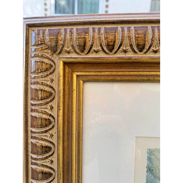 2000 - 2009 Lovely Wedding, Gilded Wood and Glass Frame For Sale - Image 5 of 7