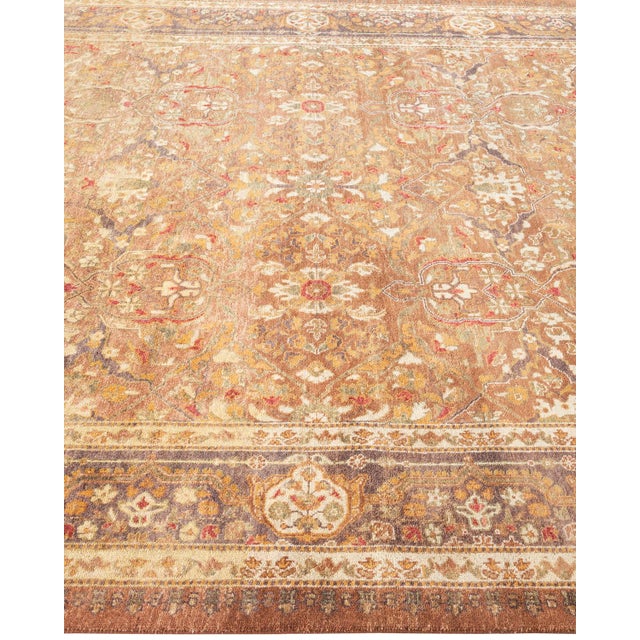 Solo Rugs Eclectic, One-of-a-Kind Hand-Knotted Area Rug - Brown, 6' 3" x 8' 9" For Sale - Image 4 of 8