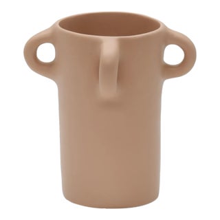 Tina Frey Loopy Small Vase in Nude For Sale