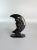 Mid-Century Modern Vintage Man in the Moon Hand Carved Onyx Crescent Moon Sculpture For Sale - Image 3 of 10