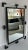 Timeless Modern Iron and Acrylic Wall Mirror, showroom floor sample