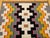 1900 - 1909 Vintage Navajo Rug, Eye Dazzler Pattern, Wool & Cotton, Native American Wall Art, 3x4 For Sale - Image 5 of 12