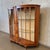Early 20th Century Art Deco Tiger Oak Curio Cabinet W/ Light For Sale In Los Angeles - Image 6 of 14