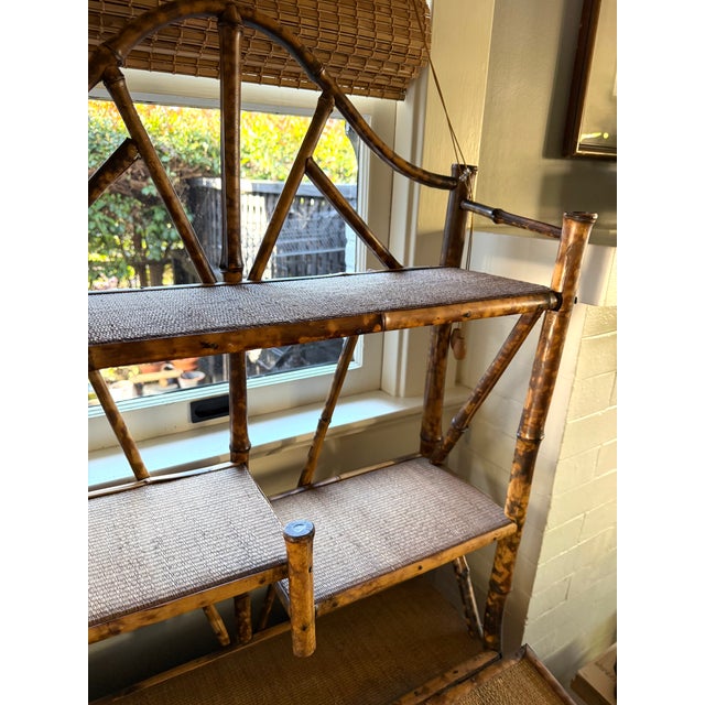 Late 19th Century 19th Century English Bamboo Secretary For Sale - Image 5 of 18