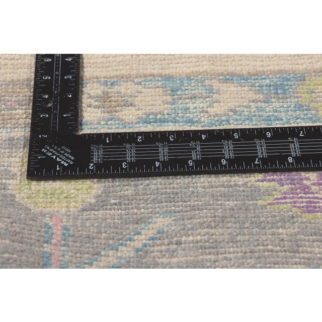 Turkish Oushak Rug - 09'02 X 12'01 For Sale In Dallas - Image 6 of 9