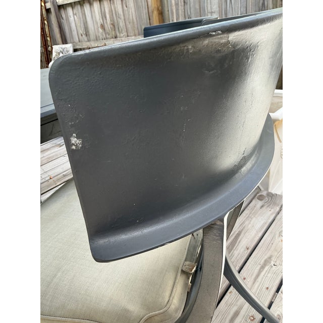 Modern Restoration Hardware Outdoor Dining Set For Sale - Image 3 of 12