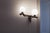 Vintage Brutalist Double Opaline Lighting Wall Light, 1950s For Sale - Image 4 of 18