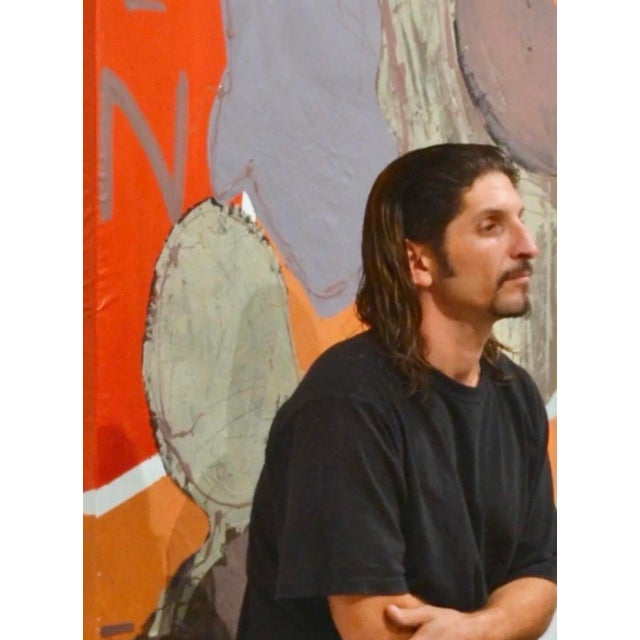 Black Figurative Abstract Painting by Christopher Shoemaker For Sale - Image 8 of 9