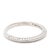 1980s Gabriel & Co .20ctw Diamond Knife Edge Band, 14k White Gold, Ring Size 5 For Sale - Image 5 of 8
