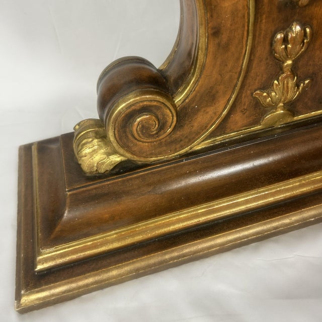 1960s Pair (2) of Ornate Wooden Table Bases Made in Italy For Sale - Image 4 of 9