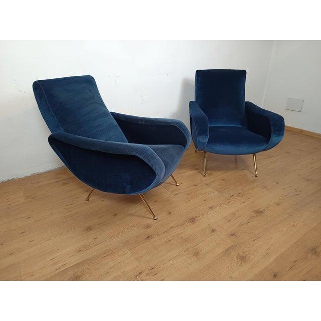 Lady Armchairs attributed to Marco Zanuso, 1950s, Set of 2 For Sale - Image 4 of 8